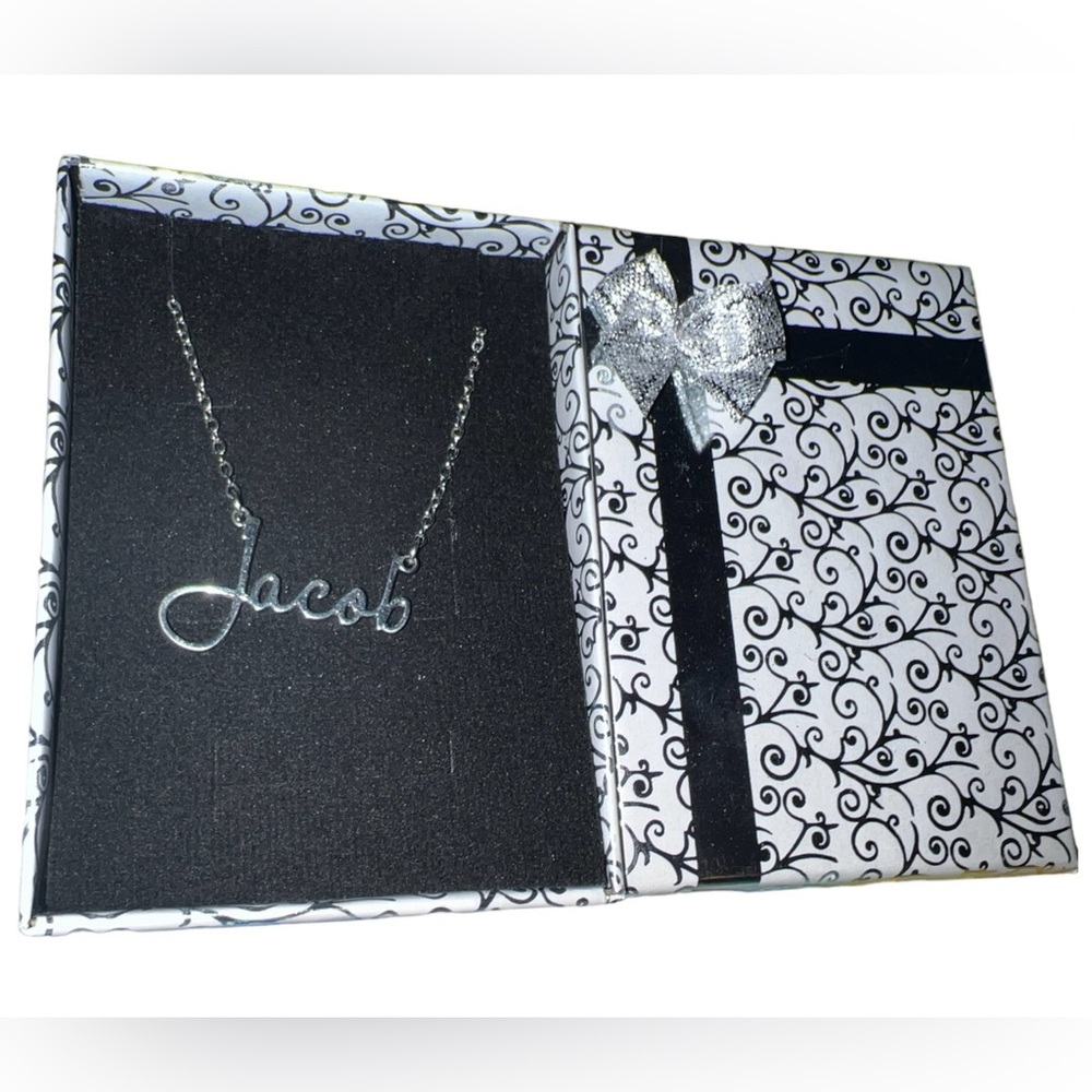 Silver "Jacob" Necklace